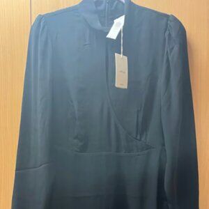 NWT* Aritzia Wilfred Lola Dress | Black, size 10